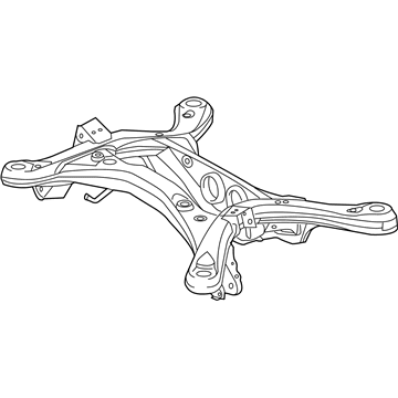 Lexus 51206-48082 Member Sub-Assembly, Rear