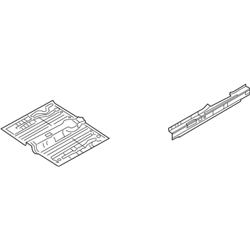 Kia 651002G100 Panel Assembly-Floor Center