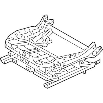 BMW 52-10-7-459-214 SEAT FRAME, ELECTR. RIGHT