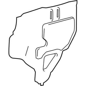 Lexus 67841-76020 Cover, Rear Door Service
