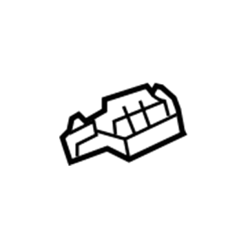 Lexus 66413-75010 Spacer, Side Rail, Front RH