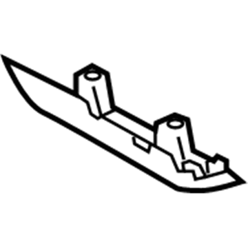 Lexus 75631-75090-A0 Garnish, Roof Top, Front