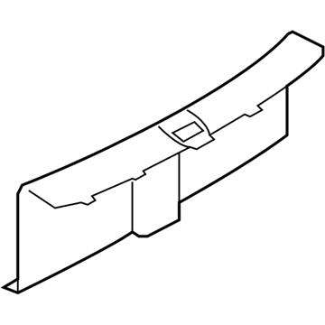 Nissan 84921-3BA0A Plate-Luggage, Rear