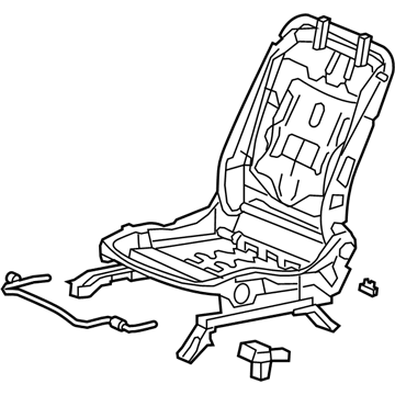 Honda 81526-TK6-A01 Frame, L. FR. Seat-Back