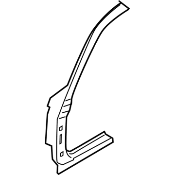 BMW 41-21-7-145-094 Column A Exterior, Right
