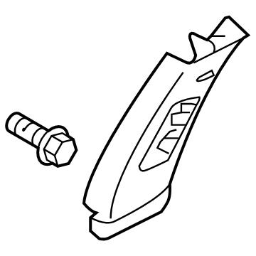 Infiniti 76913-5VG0A GARNISH-CENTER PILLAR, UPPER RH