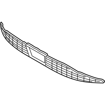 Nissan 62259-9UF0A FINISHER-Front Bumper, Outer