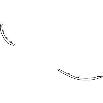 Nissan 62074-9UF0A MOULDING-Front Bumper, RH