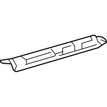 Lexus 75855-33030 Moulding, Rocker Panel, Rear RH