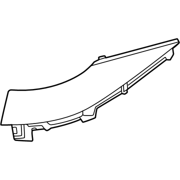 Toyota 53182-30050 COVER, HEADLAMP, LH