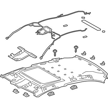 Lexus 63310-30T80-A0 Headlining, Roof