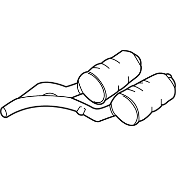 BMW 18-10-1-439-825 Rear Muffler