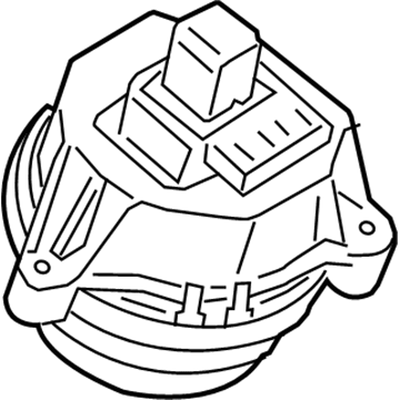 BMW 22-11-6-860-472 Engine Mount Right