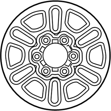 Toyota 42611-35240 Wheel, Steel