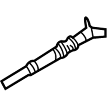 BMW 54-13-7-000-495 Water Outlet Hose Front