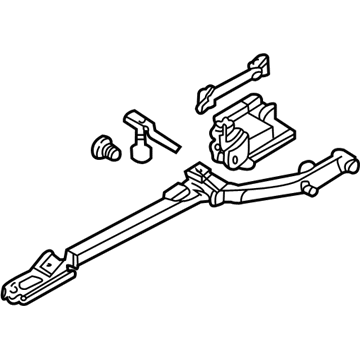 BMW 54-12-8-202-295 Left Control Rail