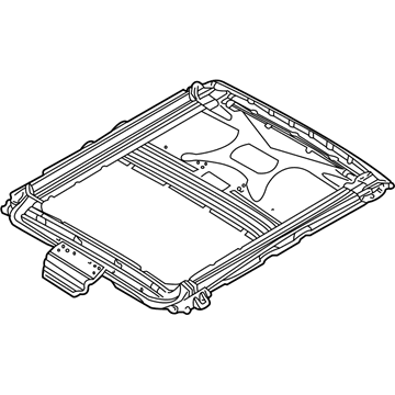 BMW 54-13-8-408-062 Frame Sliding-Lifting Roof Complete