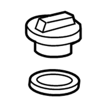 Honda 15610-RP3-A00 Cap Assembly, Oil Filler