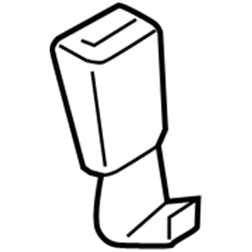 Hyundai 89840-D3000-TRY Buckle Assembly-Rear Seat Belt, RH