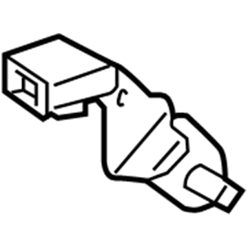 Hyundai 89860-D3000-TRY Buckle Assembly-Rear Seat Belt, Center