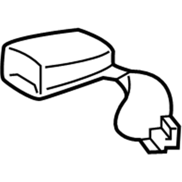 Hyundai 89830-D3000-TRY Buckle Assembly-Rear Seat Belt, LH