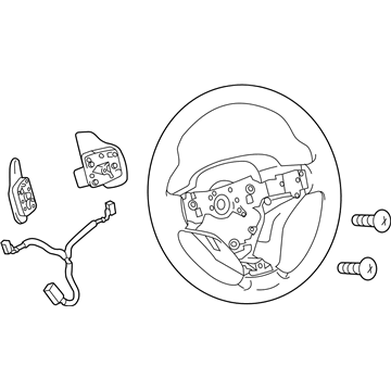 Toyota 45100-07440-C0 Steering Wheel