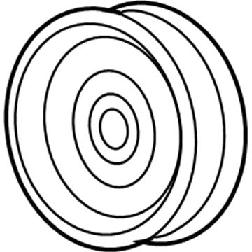 Ford 1L2Z-6C348-AA Serpentine Idler Pulley