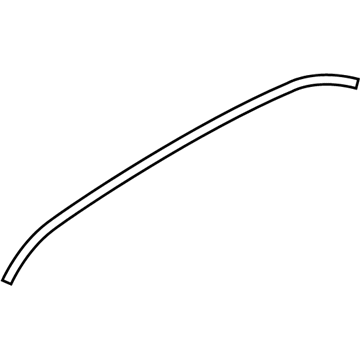 BMW 51-13-7-410-313 Roof Moulding Prime-Coated Left
