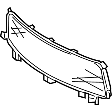 Lexus 53112-53020 Grille, Radiator, Lower NO.1