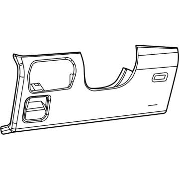Mopar 6UB88SD4AA COVER-STEERING COLUMN OPENING