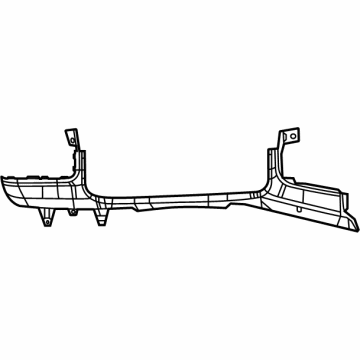 Mopar 6XQ231A6AA BEZEL-INSTRUMENT CLUSTER