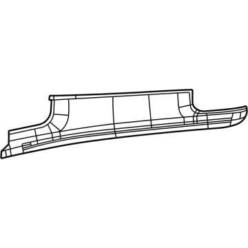 Mopar 6VT501A6AA BEZEL-INSTRUMENT PANEL