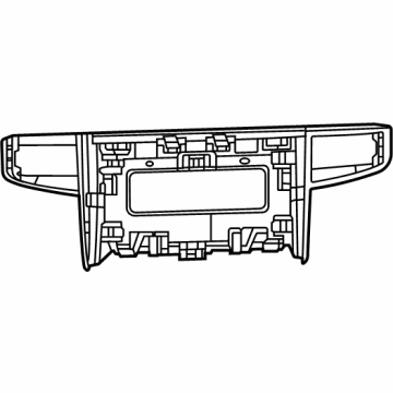 Mopar 6VS181X8AC BEZEL-RADIO