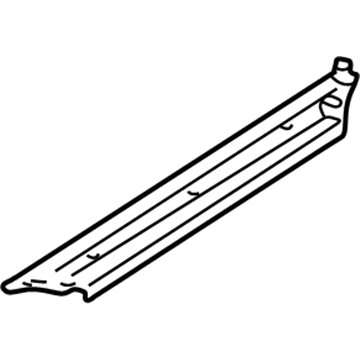 Lexus 52297-24010 Brace, Rear Suspension Member, Rear Lower RH