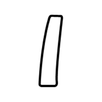 Lexus 74531-0E010 Plate, Door Inside Handle Caution, RH