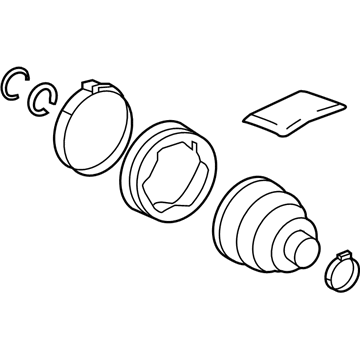 Lexus 04437-47033 Boot Kit, Front Drive Shaft