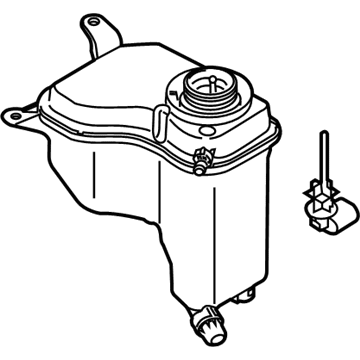 BMW 17-13-7-640-514 Coolant Expansion Tank