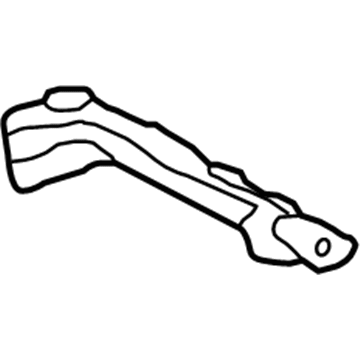 Acura 71598-TX6-A01 Spacer, Left Rear Bumper Side