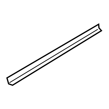 Nissan 82838-6CA0C Seal-Rear Door Partition, RH