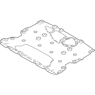 BMW 51-75-7-417-386 Engine Compartment Shielding, Rear