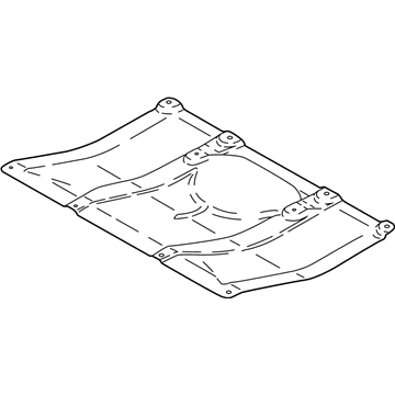 BMW 51-75-7-394-744 Underbonnet Screen