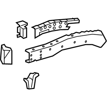 Lexus 57027-0E051 Member Sub-Assembly, FR