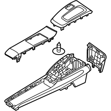 Hyundai 84650-L1020-NVC COVER ASSY-CONSOLE UPR