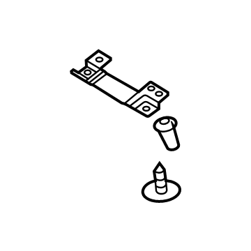 Hyundai 84634-L1000 Bracket Assembly-Floor Console Ctr