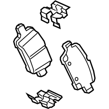 GM 85127904 PAD KIT-FRT DISC BRK