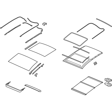 Hyundai 81600-A5100-TX Panorama Roof Assembly