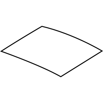 Hyundai 81616-A5000 Panorama Roof Glass Assembly, Rear