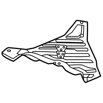 Acura 17318-TLA-A01 BAFFLE