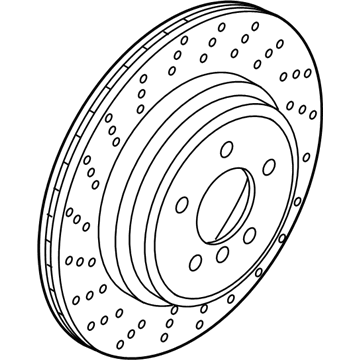 BMW 34-21-6-864-678 Brake Disc, Lightweight, Vented, Performance.
