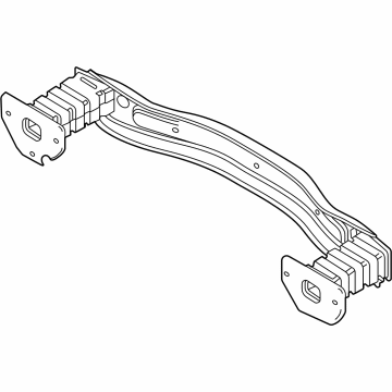 Mopar 68610038AA BEAM-REAR BUMPER